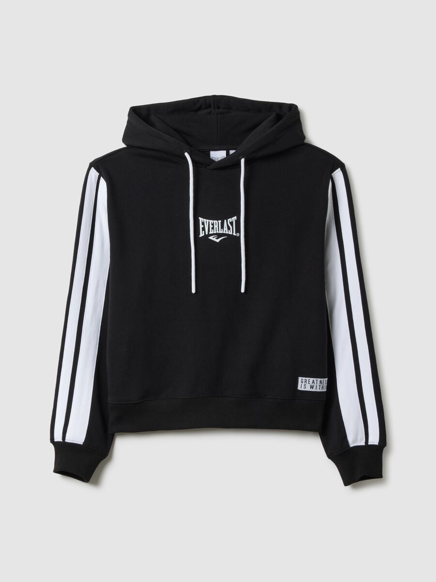 Multicolour cotton blend regular fit sweatshirt with Everlast logo_4