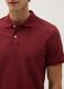 Red pure cotton polo shirt regular fit_3
