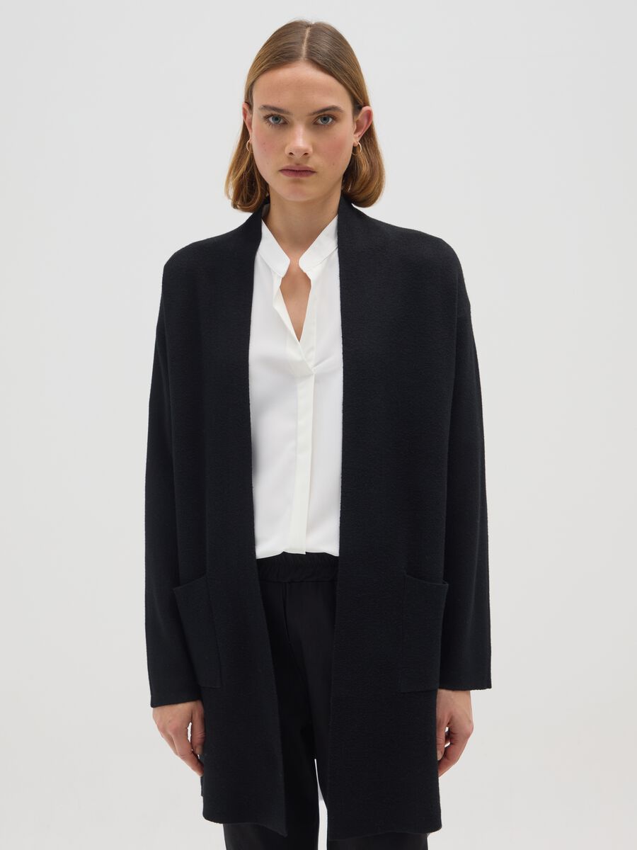Blazer nero regular fit_0