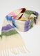 Multicolour Girls' Scarf with Fringes_2