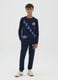 Boys' Blue Regular Fit Cotton Jogger Trousers_0