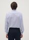 Light blue striped pure cotton dobby shirt with French collar, non-iron_2