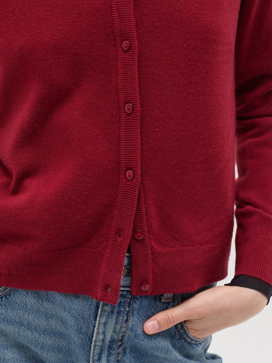 Cardigan con scollo rotondo_3