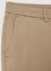 Beige Stretch Cotton Regular Fit Trousers_5