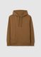 Brown pure cotton sweatshirt regular fit_4
