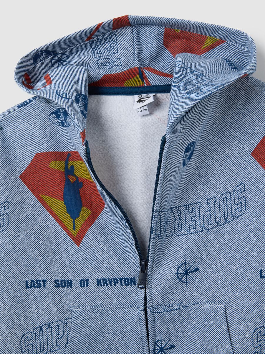 Children's sweatshirt in pure cotton denim_2