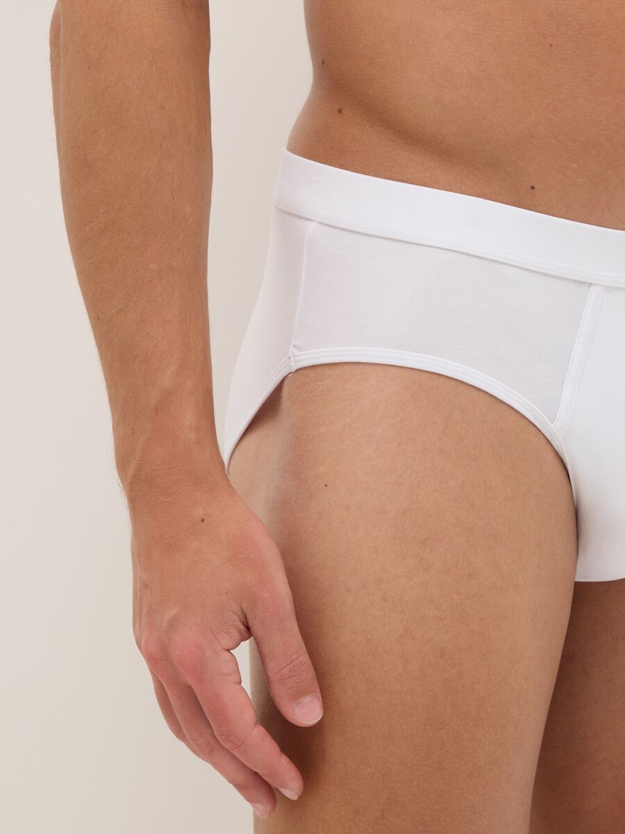 Bipack slip bianchi in cotone elasticizzato regular fit_3