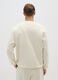 Regular fit beige pure cotton sweatshirt_2