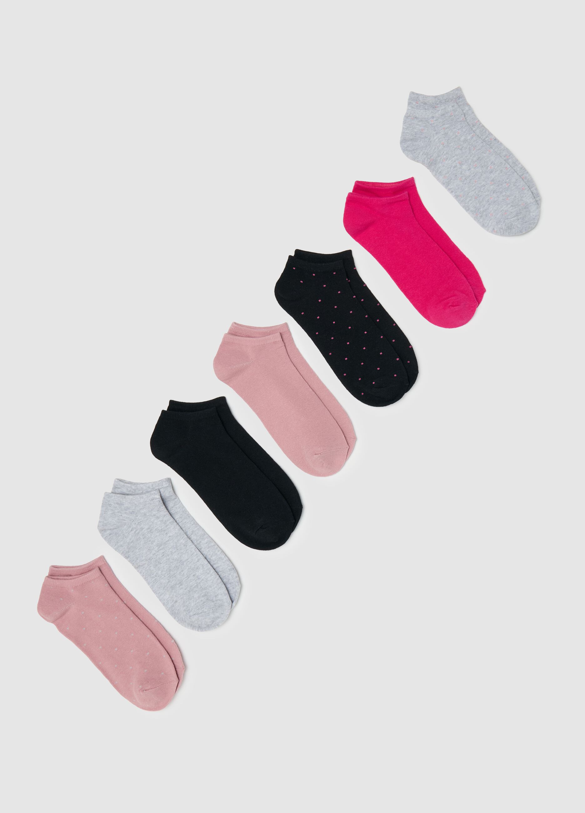 Seven-pair pack stretch shoe liners