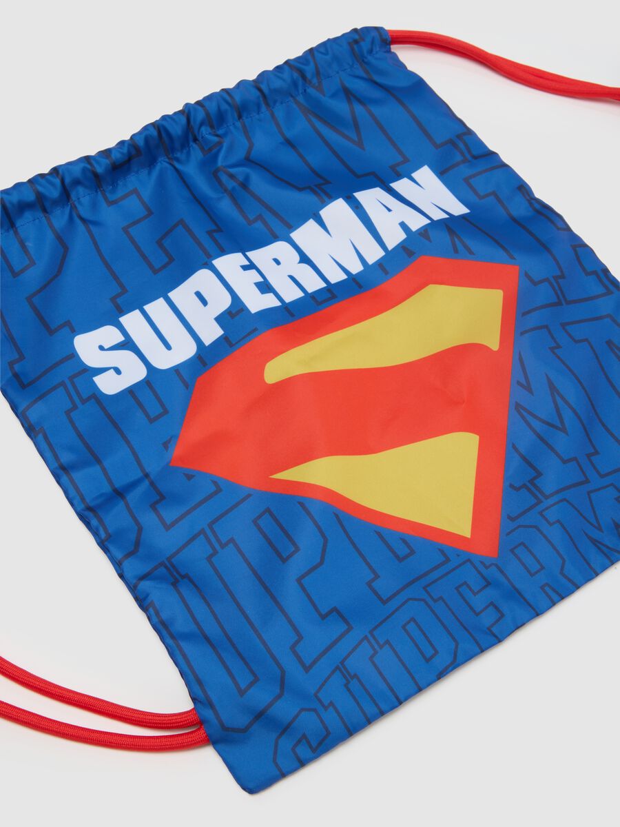 Zaino sacca da bambino in multicolor con logo Superman_2