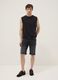 Black pure cotton vest_1