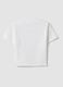 White stretch cotton short-sleeved T-shirt_1