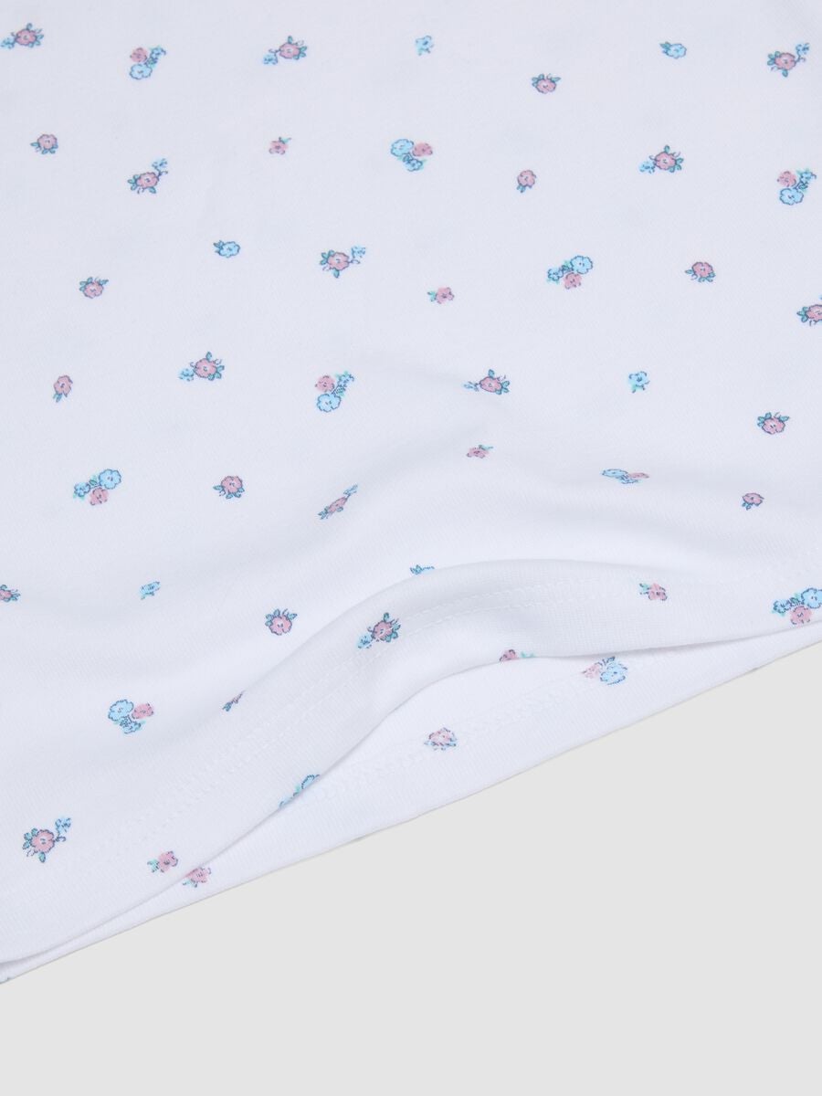 Bipack di canottiere rosa in cotone organico regular fit per bambina_2