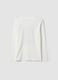 White organic cotton graphic print T-shirt for boys_1