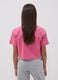 Pink pure cotton T-shirt with appliqu&eacute; stars, regular fit for girls_2