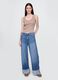 Wide Leg Cotton and Lyocell Blend Jeans by Gap_0