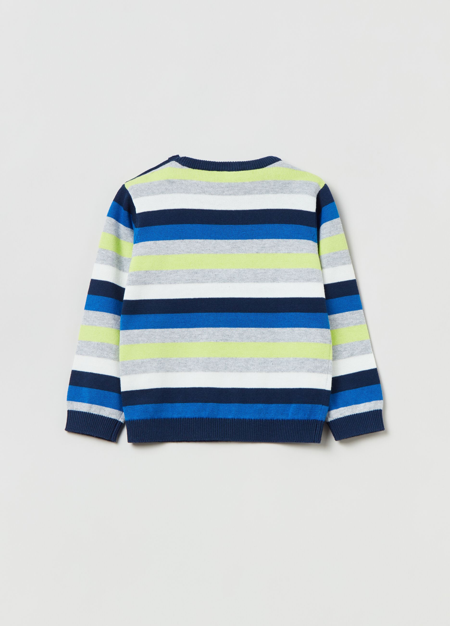 Pullover in cotone a righe_1