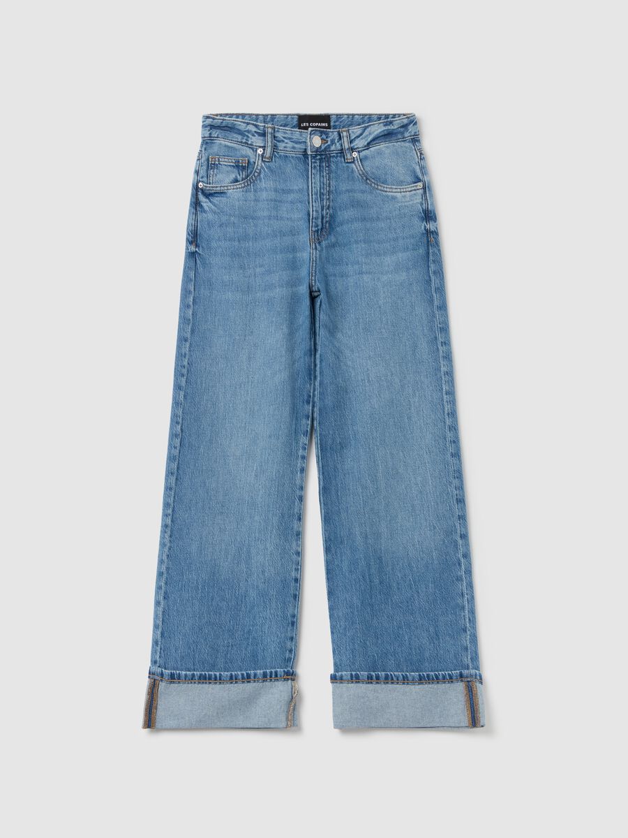 Wide-leg culotte jeans_4