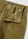 Children's regular fit cotton and brown velvet trousers_2