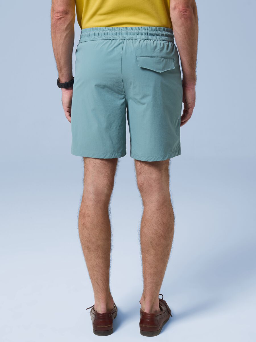 Green ALTAVIA SAILING shorts in stretch fabric_2