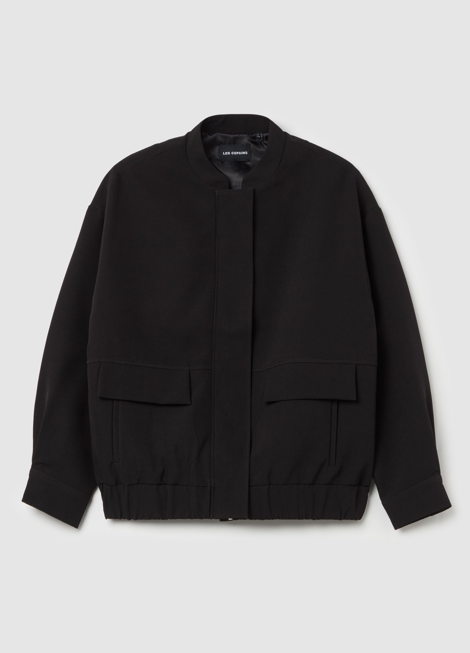 Full-zip bomber jacket