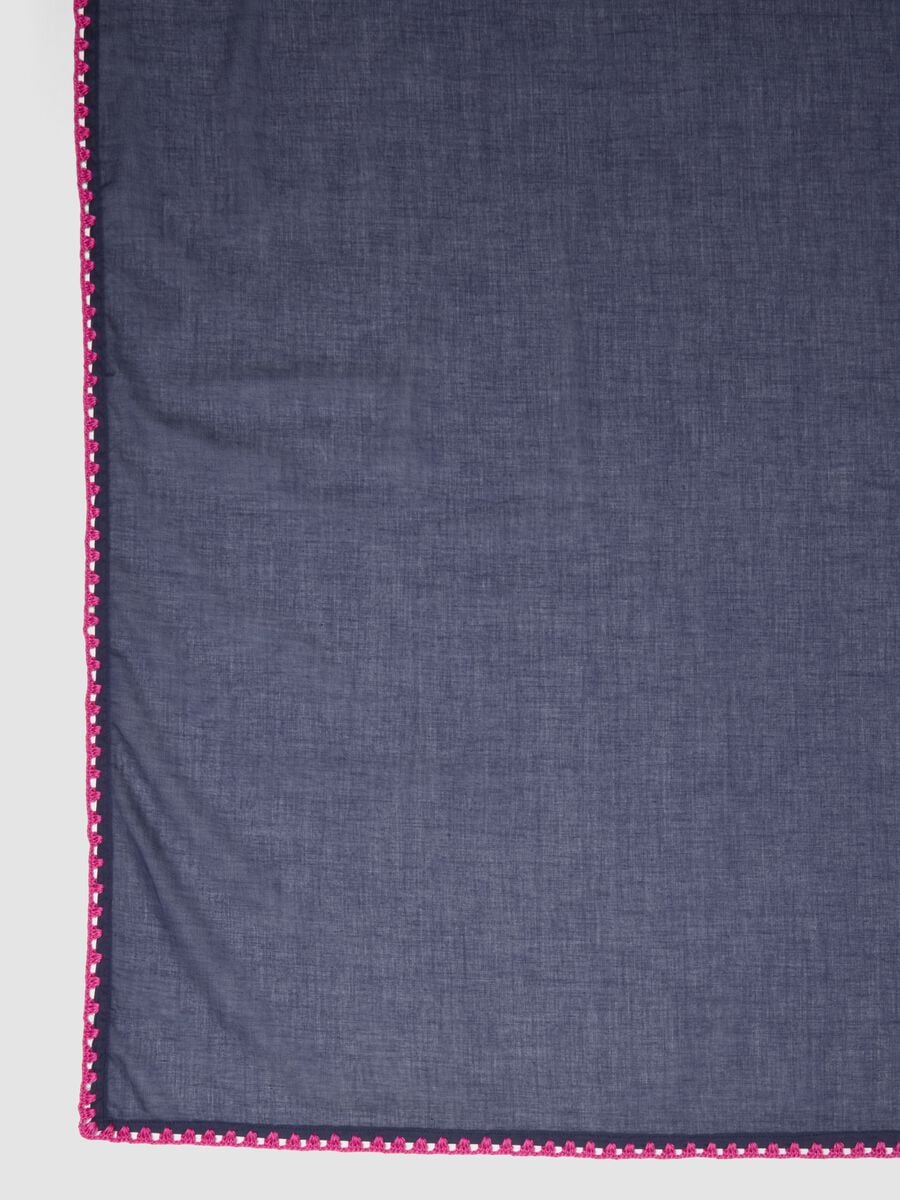 Blue pure cotton sarong_3