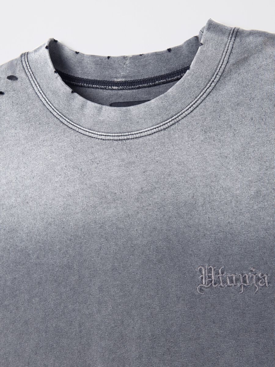 Sunfaded Distressed Tank Top Vintage Grey_5