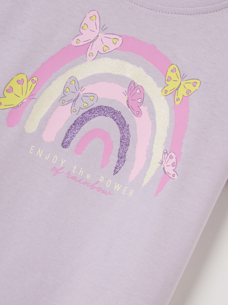 Cotton T-shirt with print_3