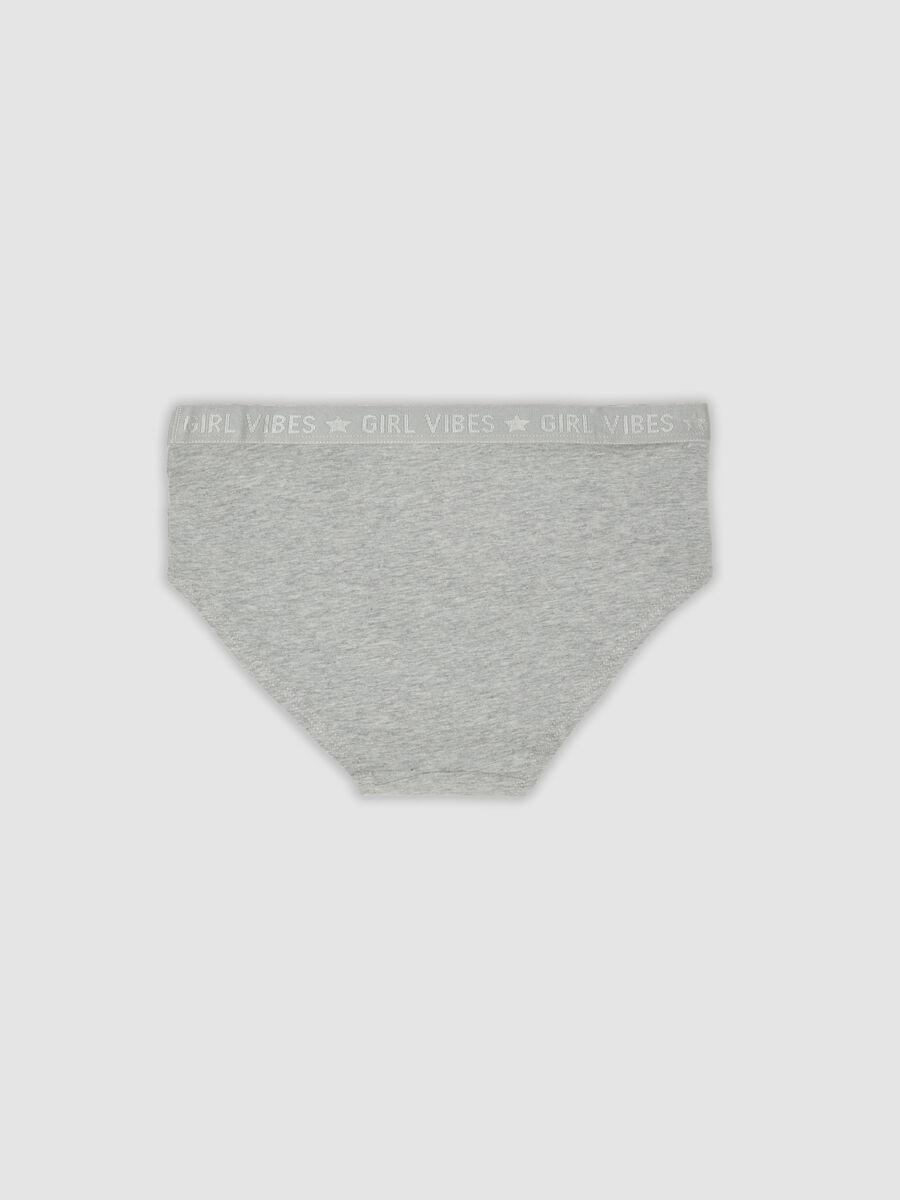 Grey stretch organic cotton culotte briefs_1