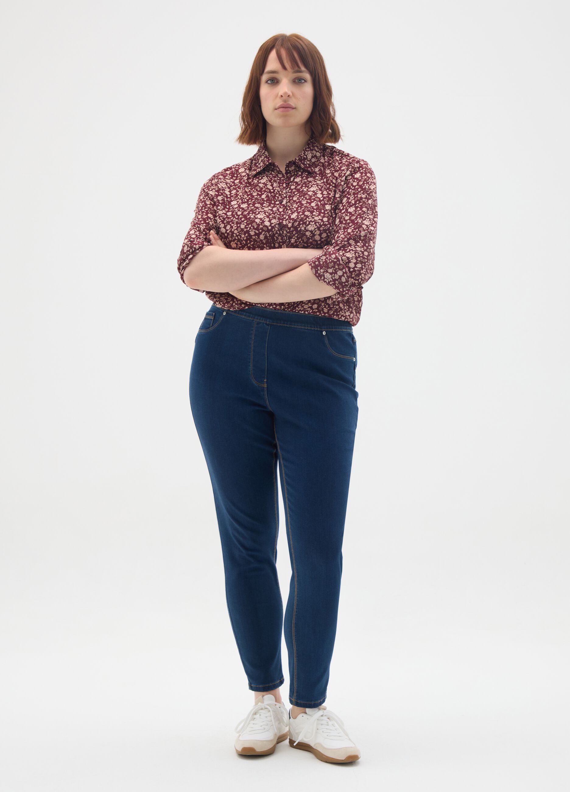Skinny Fit Blue Denim Jeans