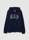 Full-zip sweatshirt with hood and logo embroidery_1