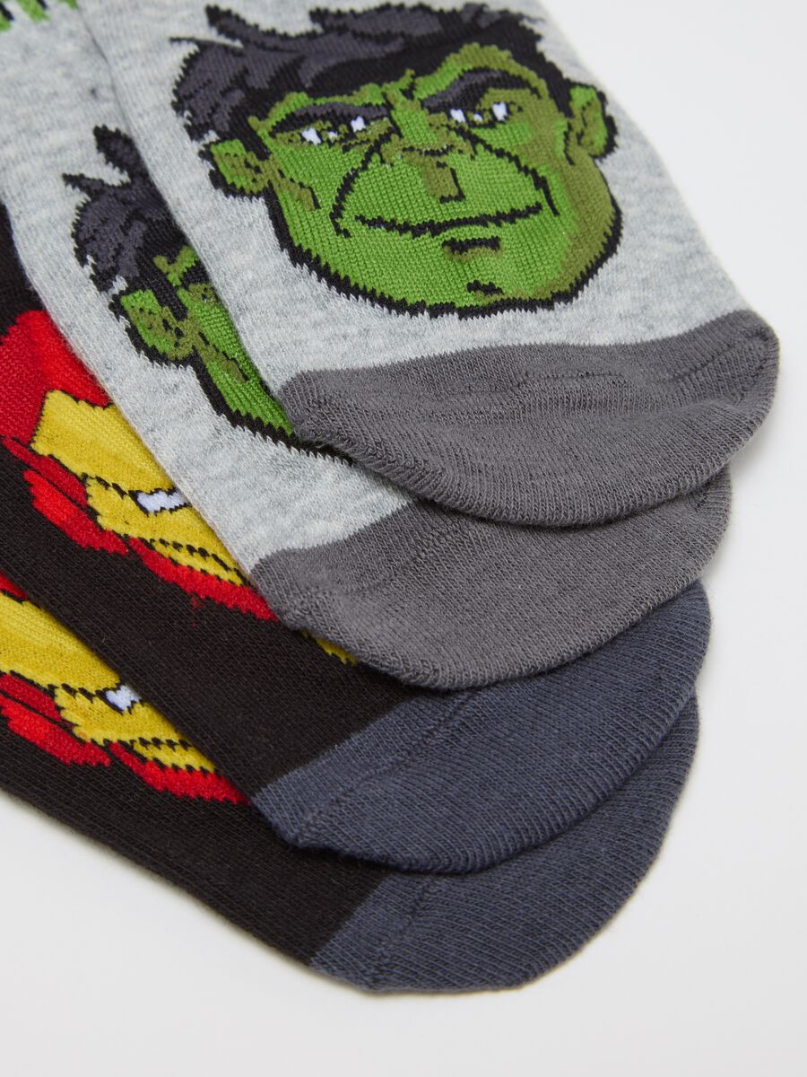 Kids Multicolour Cotton Blend Socks Tripack_1