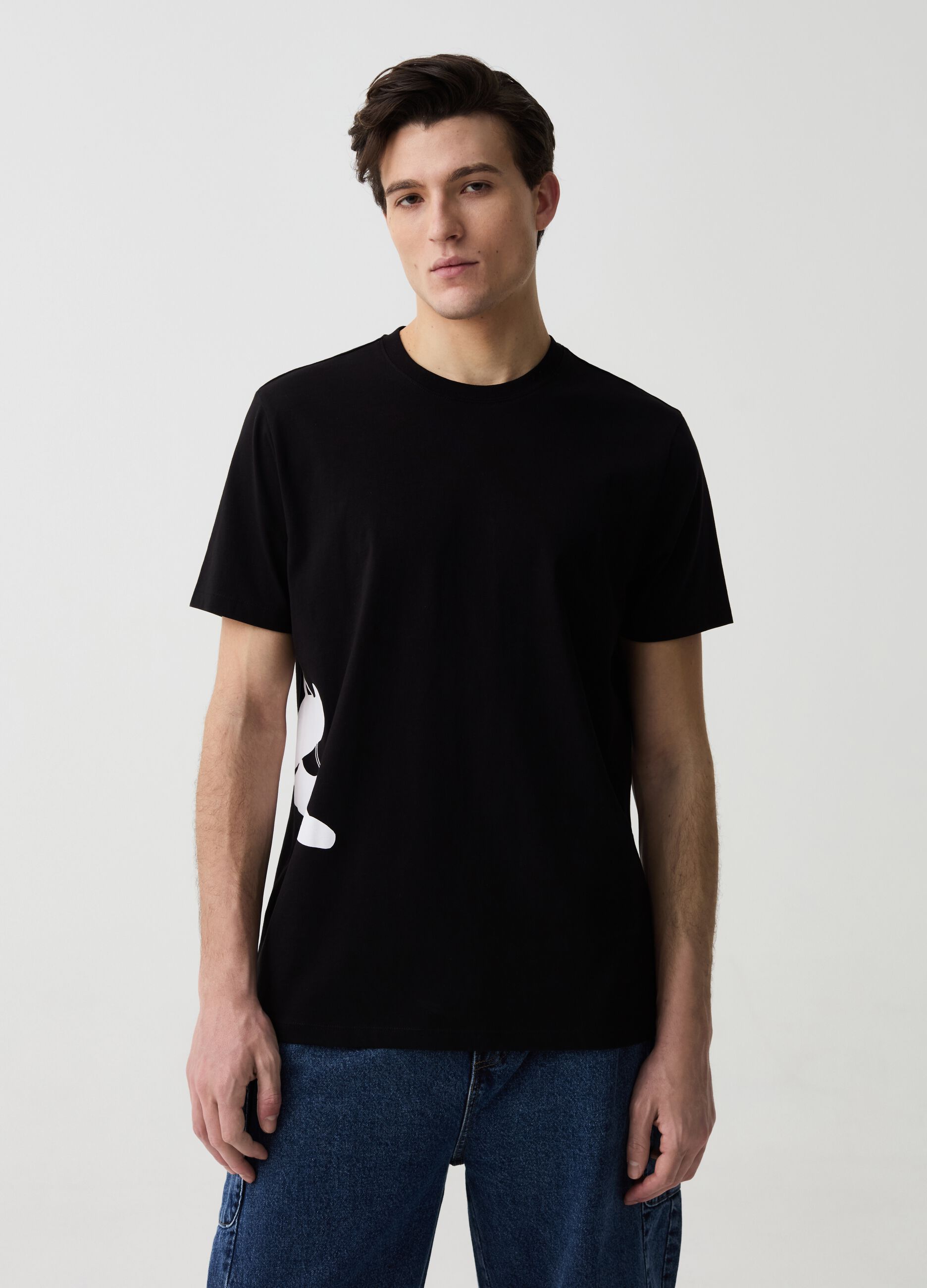 THE SEA BEYOND T-shirt with round neck and print