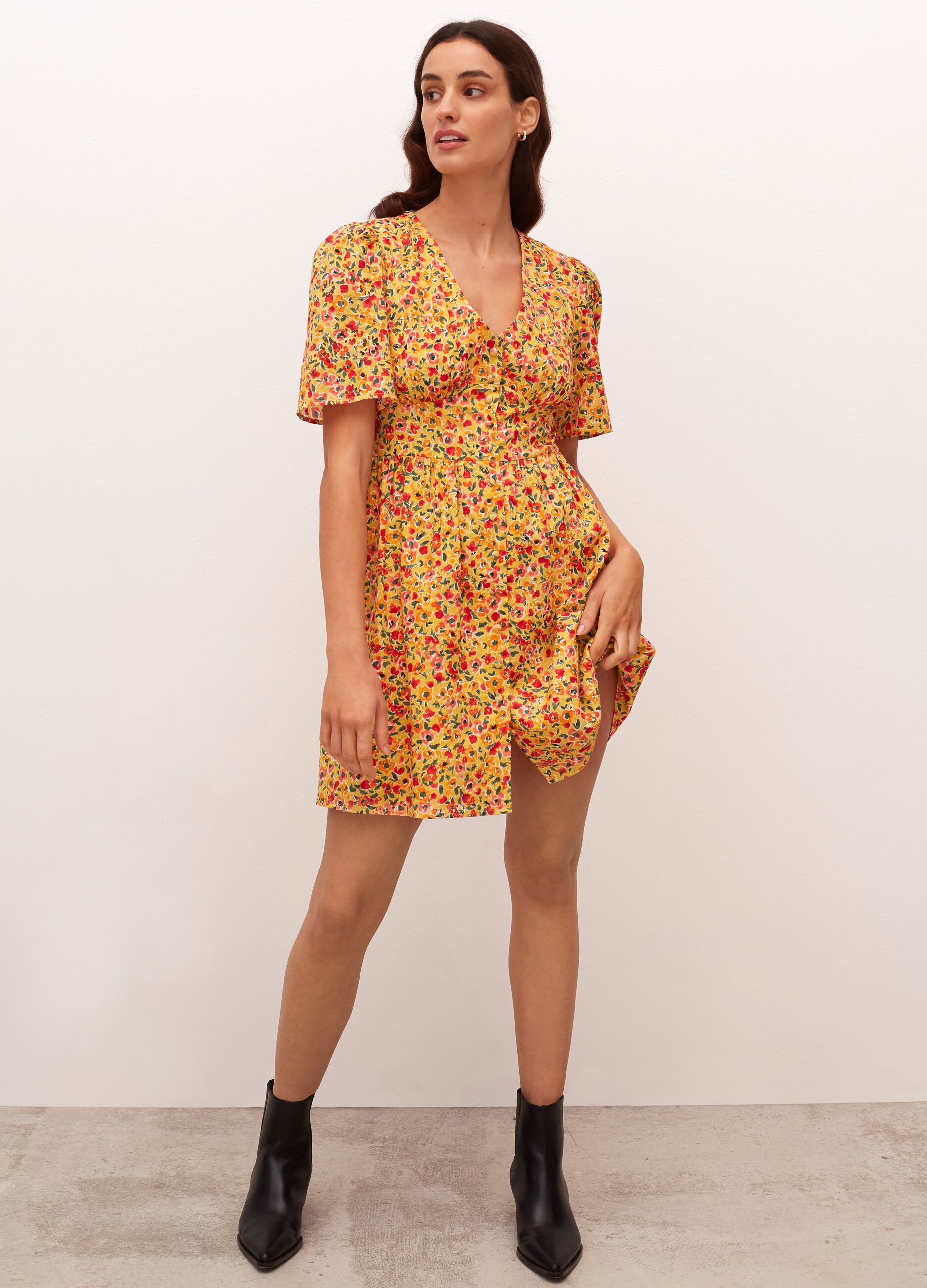 Nobody's Child mini dress with floral print