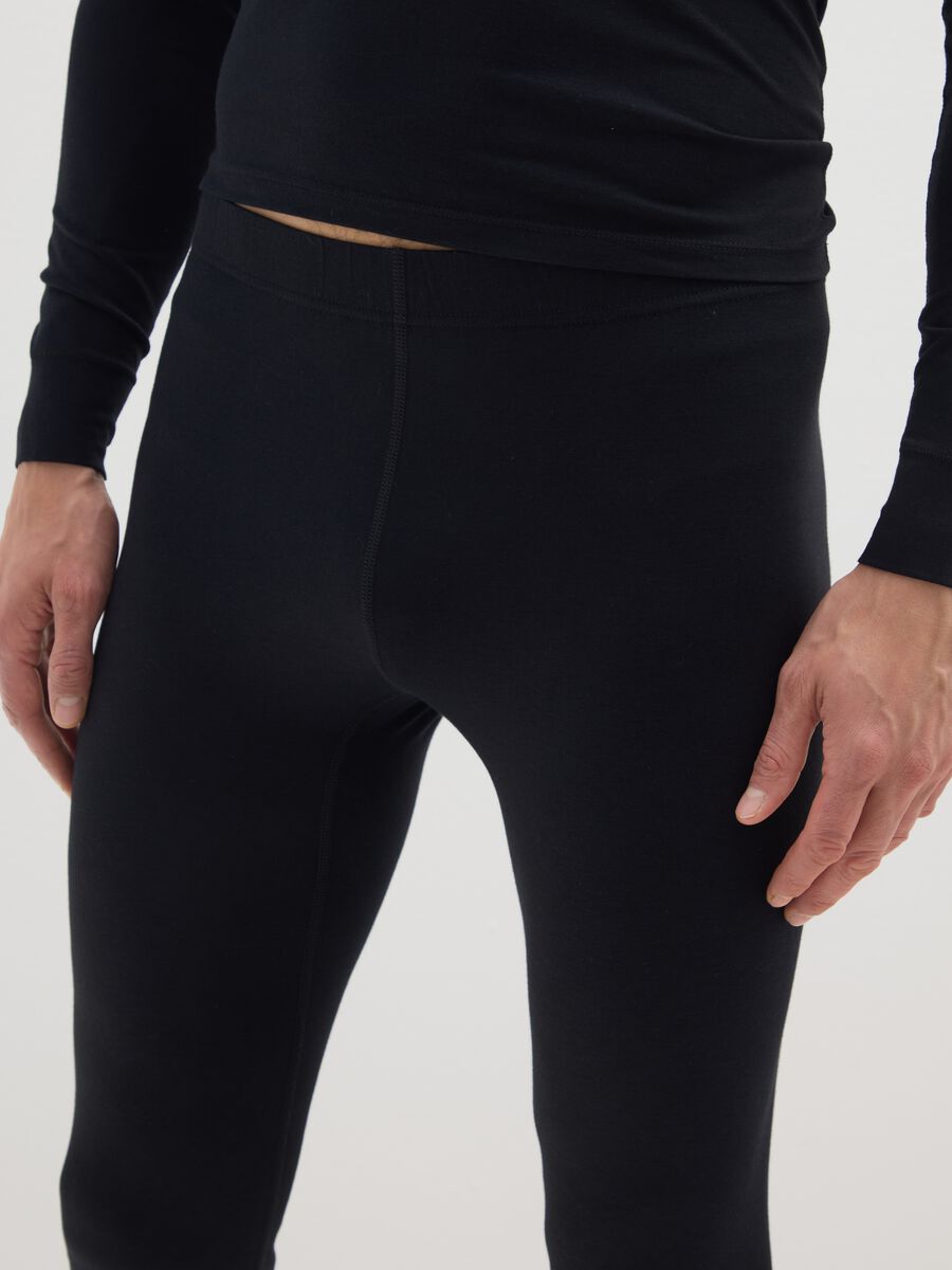 Regular Fit Black Leggings_3