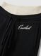 Black wide-leg cotton-blend trousers_1