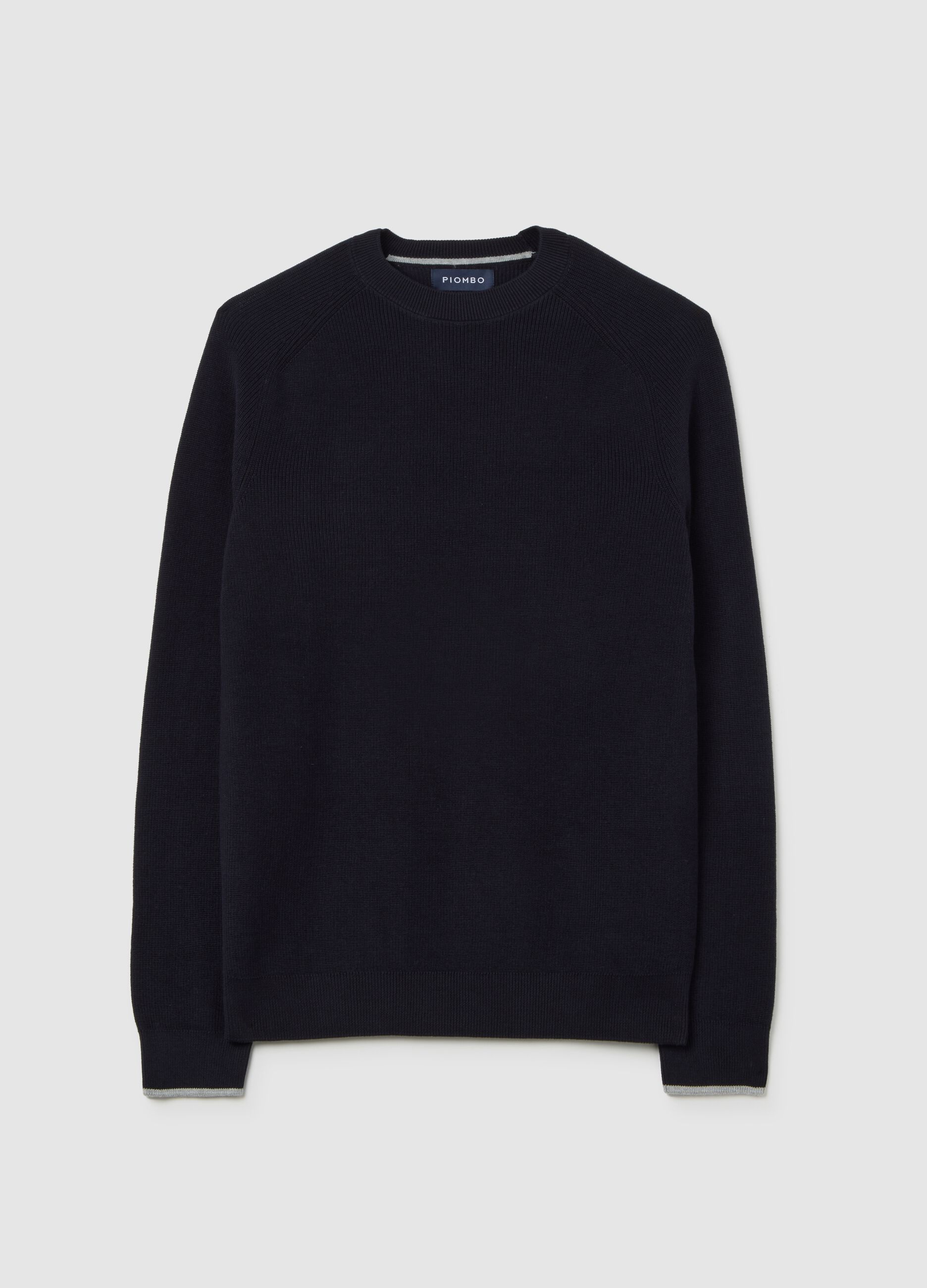 Black Cotton Pullover
