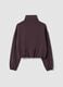 Full-zip viola corta in tessuto soft-touch con collo rialzato ALTAVIA STUDIO_6