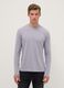 Grey long sleeve stretch cotton regular fit T-shirt_1