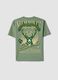 Children's green pure cotton oversized fit Milwaukee Bucks T-shirt_4