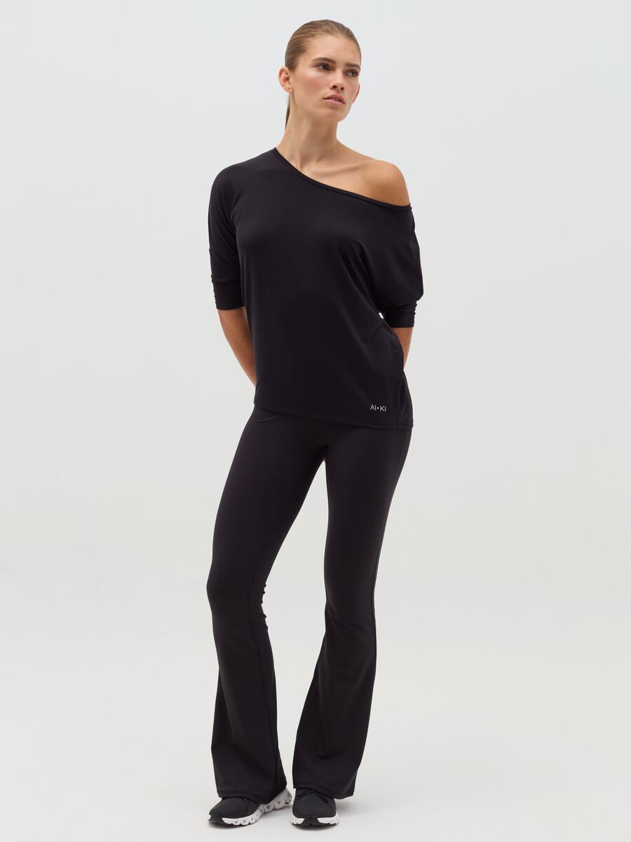 T-shirt with three-quarter sleeves_3