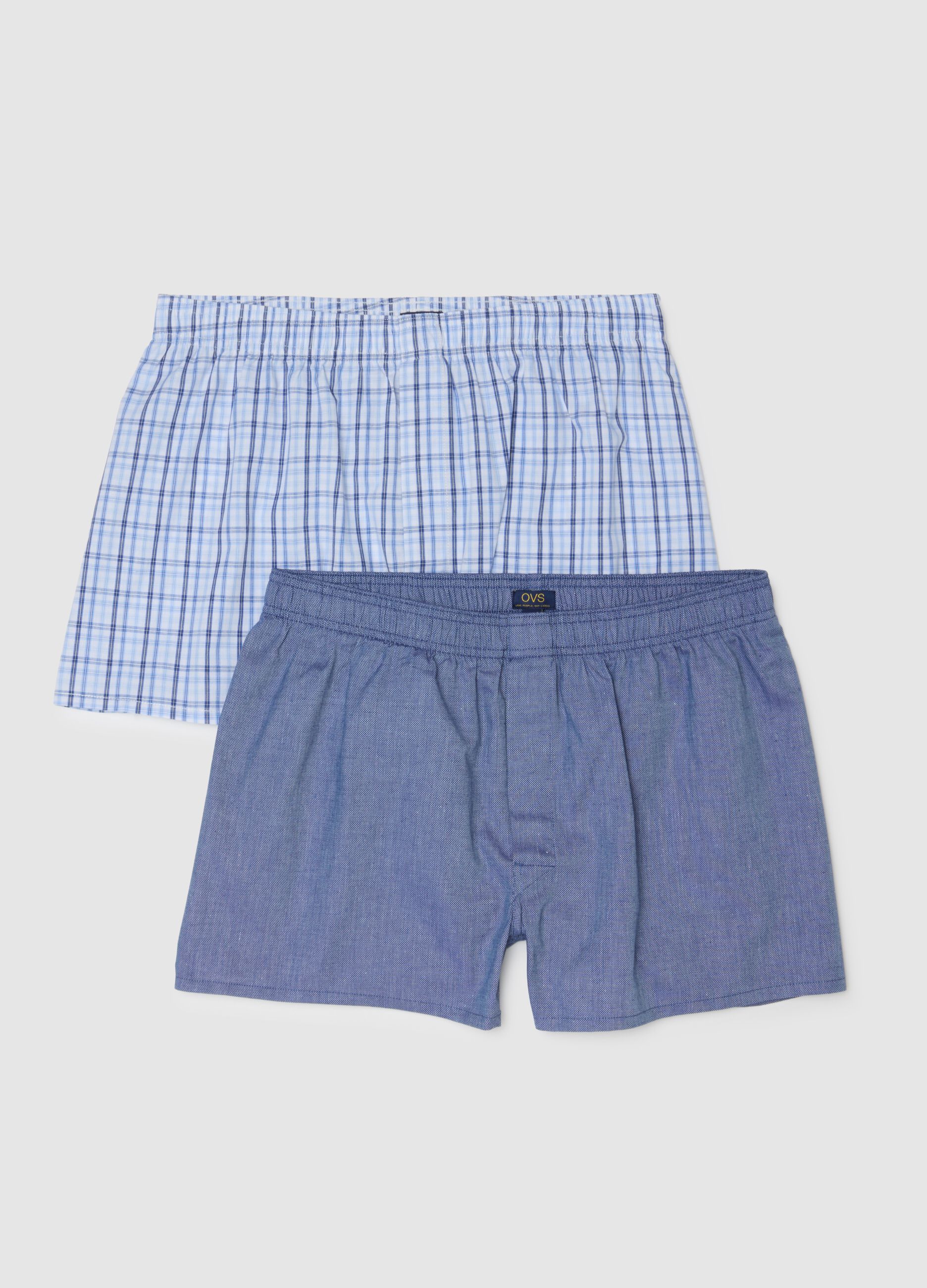 Multicolour pure cotton regular fit twin pack boxers