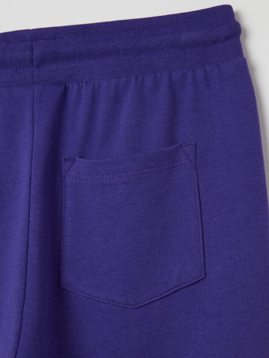 Joggers with NBA Los Angeles Lakers print and drawstring_3