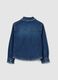 Girls' regular fit blue denim shirt_4