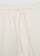 White cotton blend trousers with regular fit_5