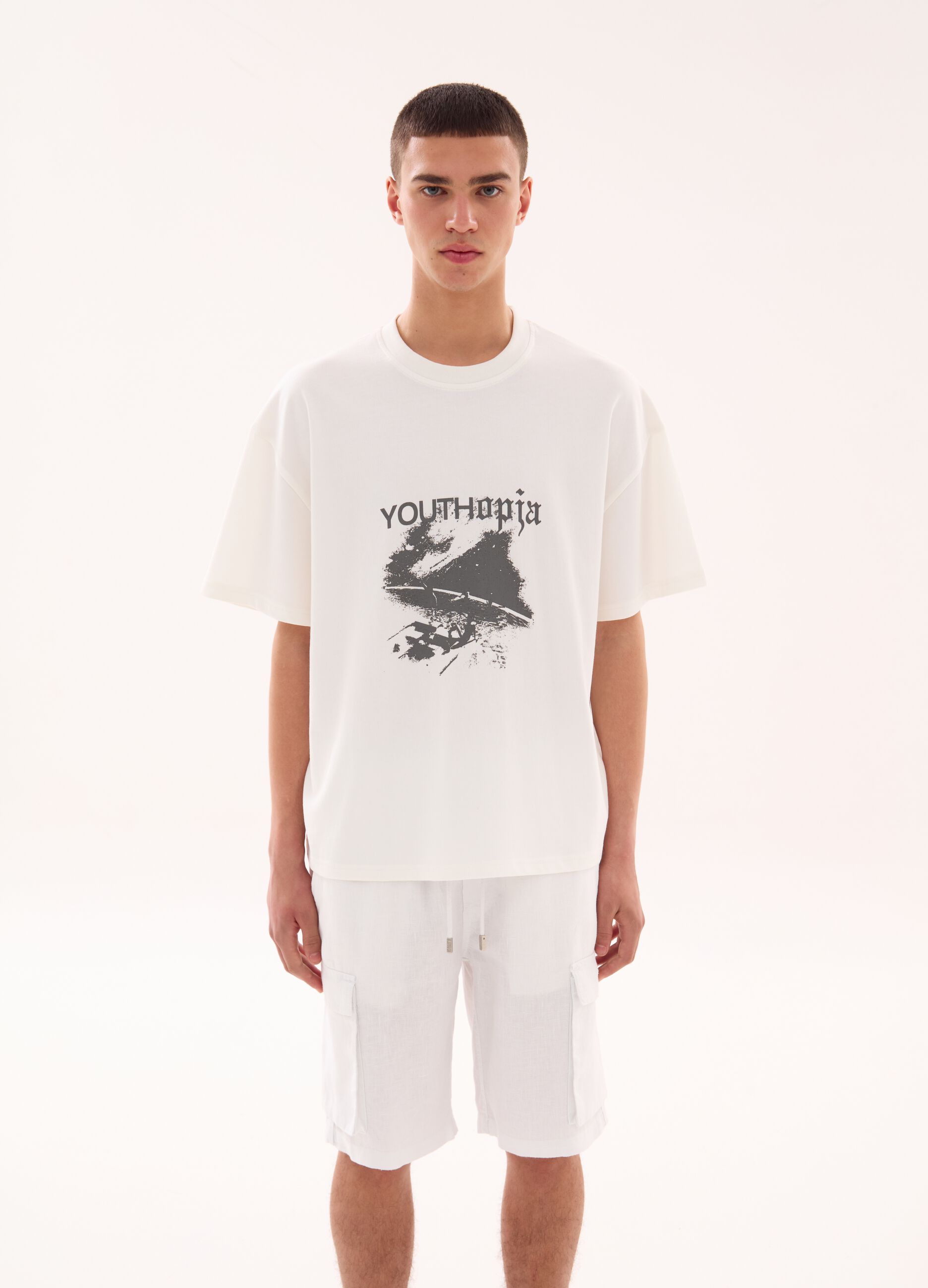 Graphic T-shirt Vintage White
