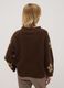Brown and orange wool-blend floral jumper_3