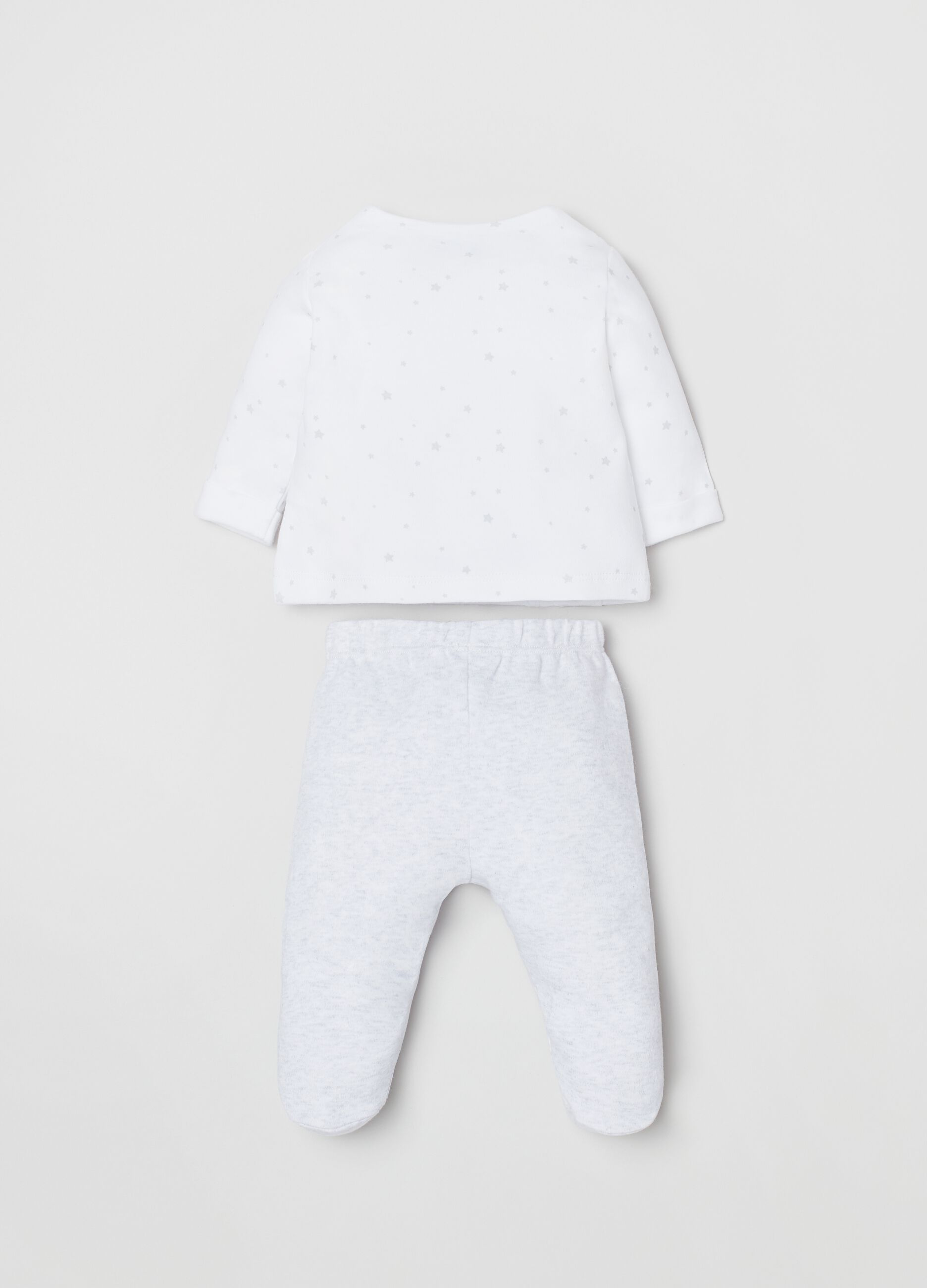 Completo maglia e ghettine in cotone _2
