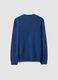 Blue crew-neck regular-fit jersey knit jumper_2