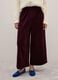 Purple corduroy regular fit trousers_1